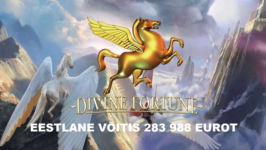 Kalmer võitis Divine Fortune mängus 283 988 eurot