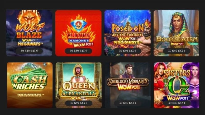 WowPOT on Games Globali võrguülene Jackpot
