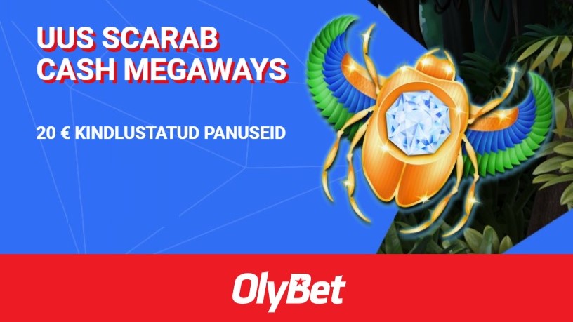 Scarab Cash Megaways pakub sulle Olybetis kindlaid võite