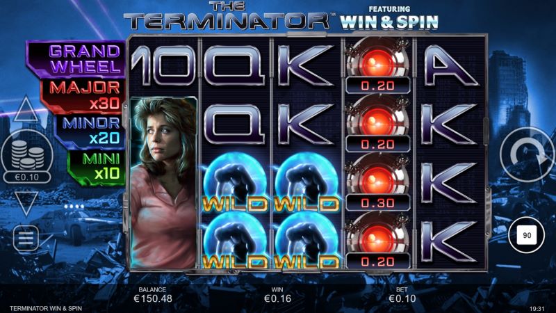 Terminator Win and Spin Inspired Gaming slotimäng
