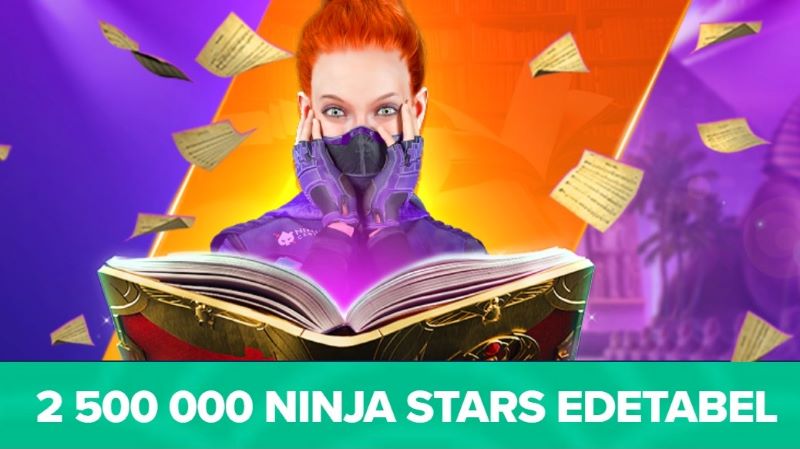 Osale 2,5 miljoni Ninja Starsi jagamises juuni alguses