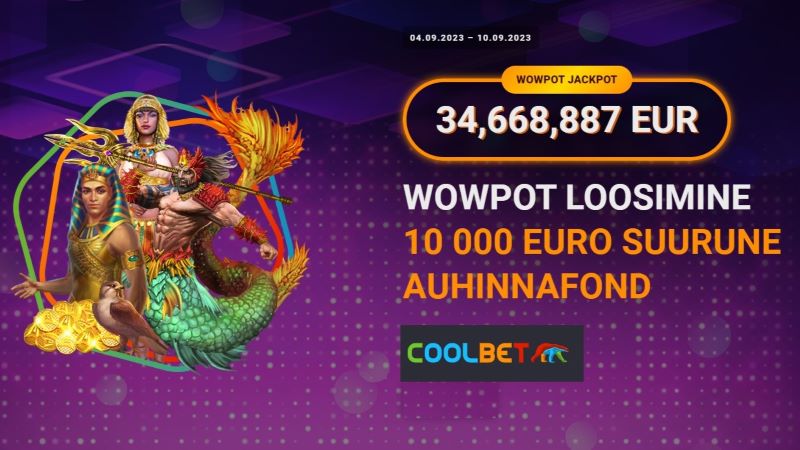 Coolbet loosib välja 10 000 euro väärtuses auhindu